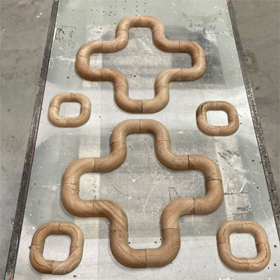 CNC Bearbeitung 5-Achs Maschine Frästeile Holzbearbeitung Handlauf