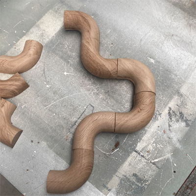 CNC Bearbeitung 5-Achs Maschine Frästeile Holzbearbeitung Handlauf